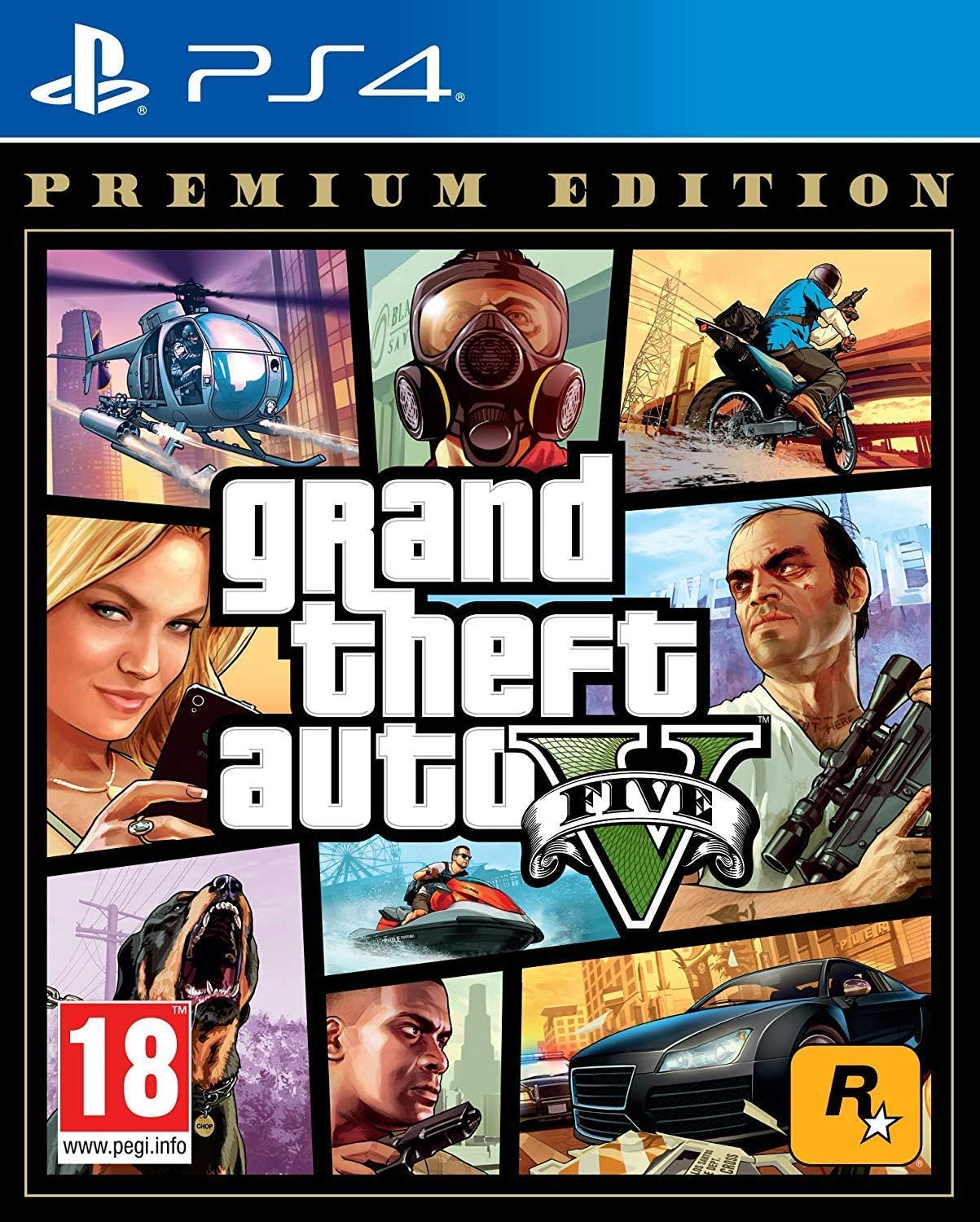 GTA 5 sur PS4 (Premium Edition)